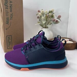 Kuru Atom Walking Comfort Sneaker Electric Grape/Midnight Blue Women 9W Tried On